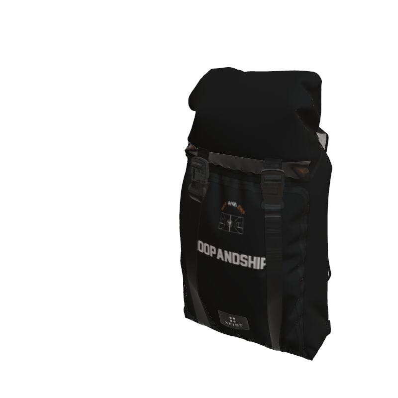 Basketball Dual Strap Black Dual Strap Backpack. (x 48)