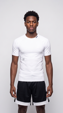 Unisex Compression Short Sleeve - White