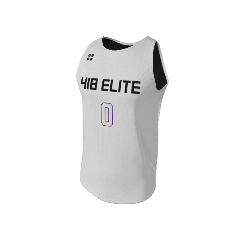 Basketball LiteOneX - White & Black Jersey LiteOneX Jersey. (x 10)