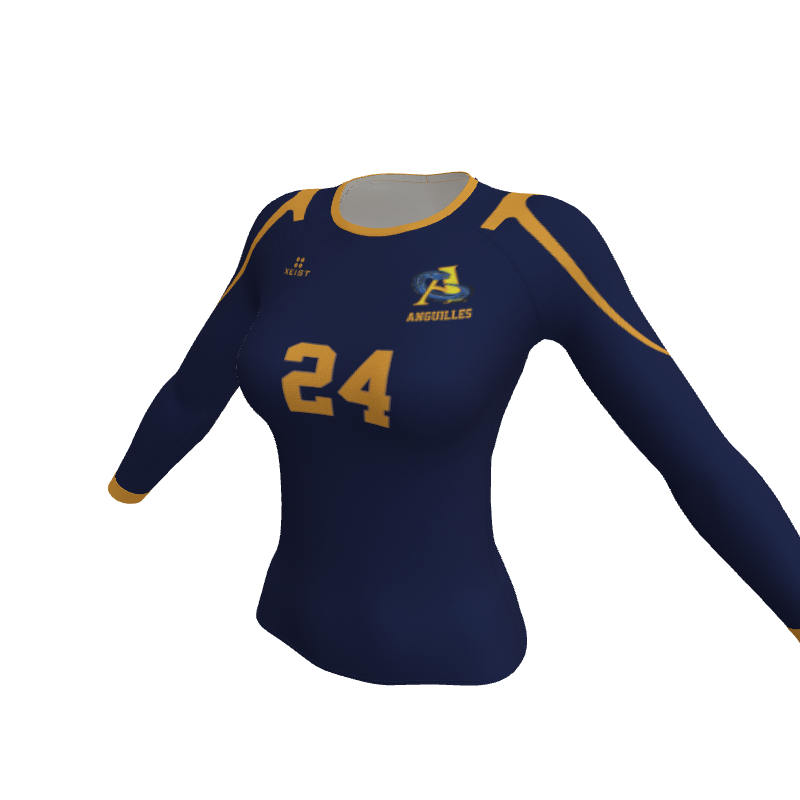Volleyball Set Women's Long Sleeve Jerseys. (x 12)