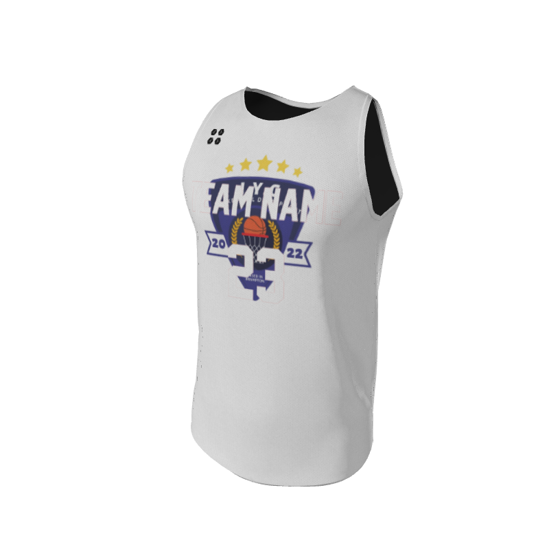 Basketball LiteOneX - White & Black Jersey LiteOneX Jersey. (x 6)