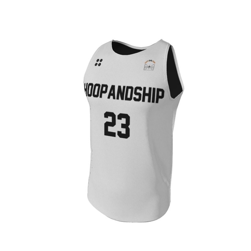 Basketball LiteOneX - White & Black Jersey LiteOneX Jersey. (x 6)
