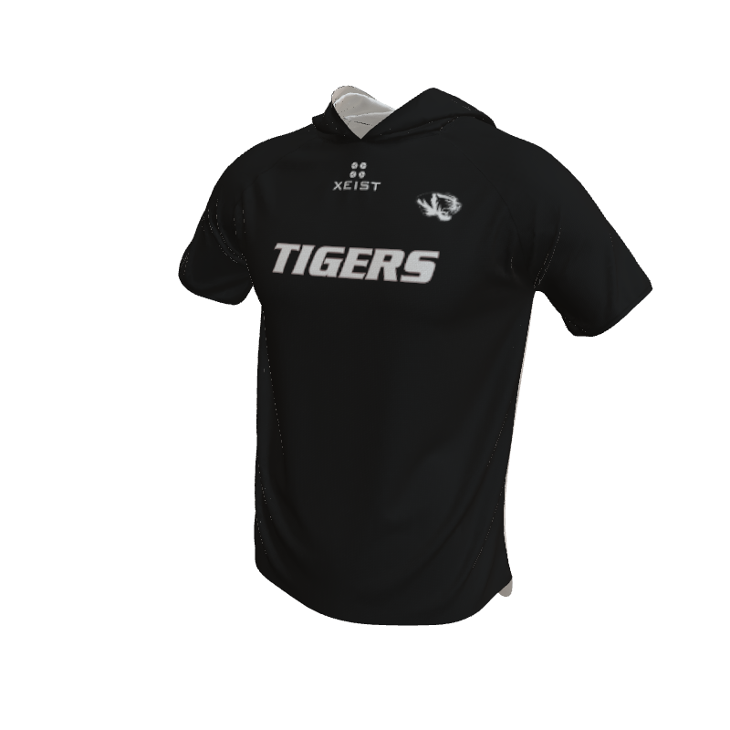 Basketball Stripe Short Sleeve Hooded Shooting Shirt. (x 11)