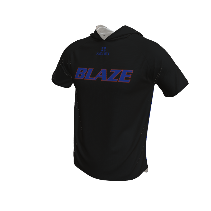 Basketball Stripe Short Sleeve Hooded Shooting Shirt. (x 14)