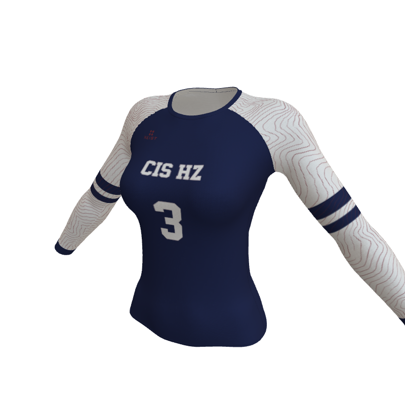 Volleyball Title Women's Long Sleeve Jerseys. (x 6)