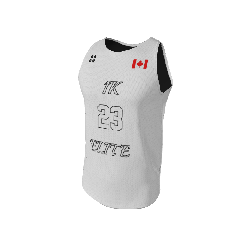 Basketball LiteOneX - White & Black Jersey LiteOneX Jersey. (x 10)