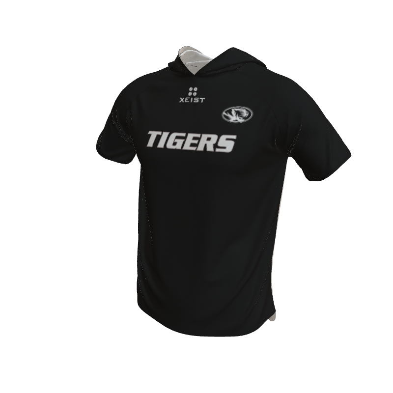 Basketball Stripe Short Sleeve Hooded Shooting Shirt. (x 10)