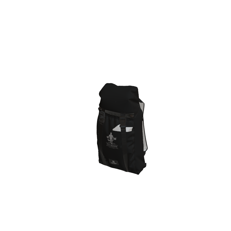 Basketball Dual Strap Black Dual Strap Backpack. (x 50)