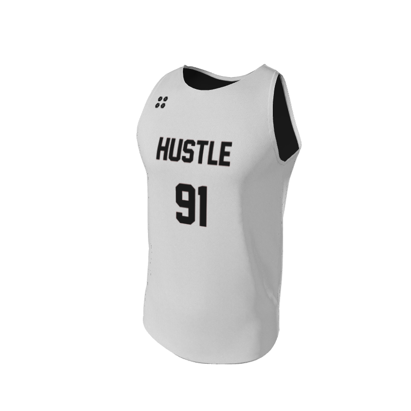 Basketball LiteOneX - White & Black Jersey LiteOneX Jersey. (x 10)