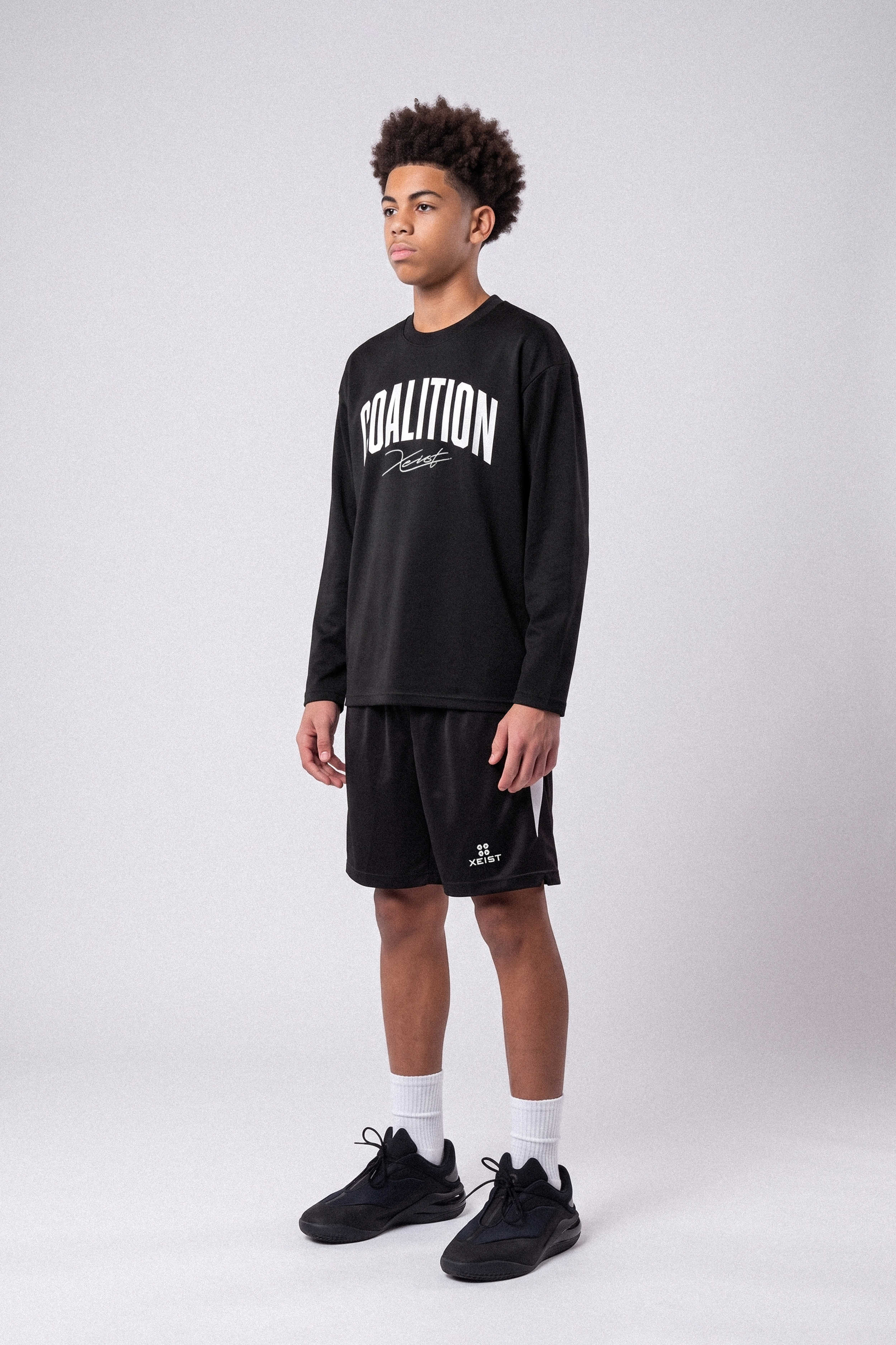 Coalition Xeist / Long sleeve T-Shirt - Black