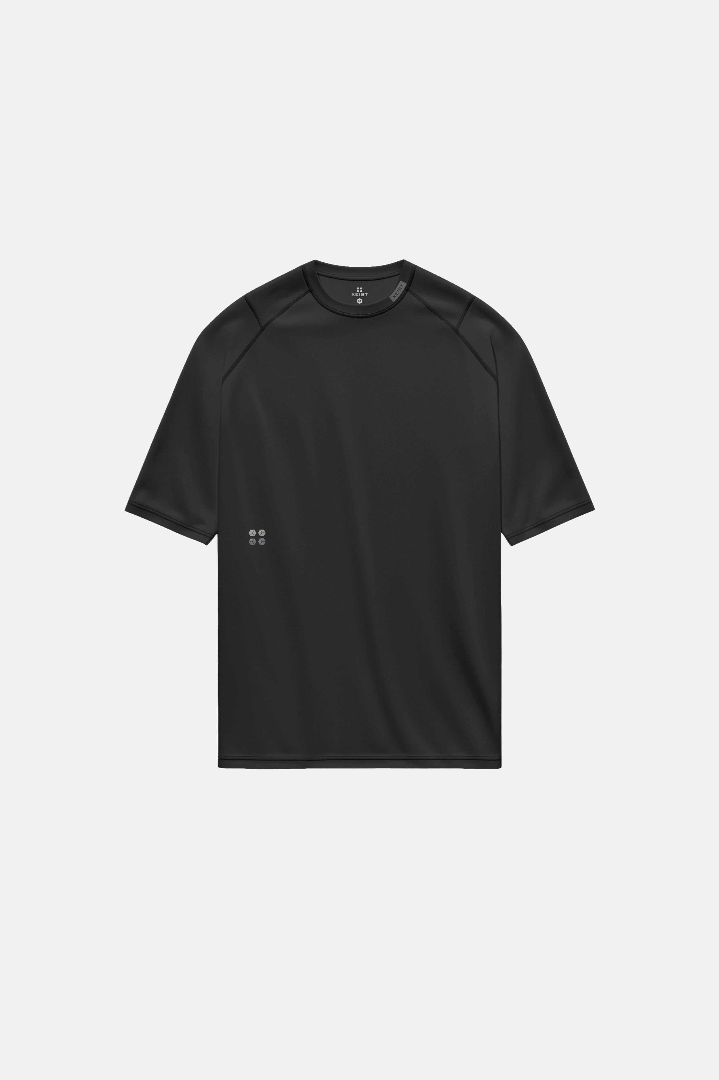 Kids Unisex Compression Short Sleeve - Black