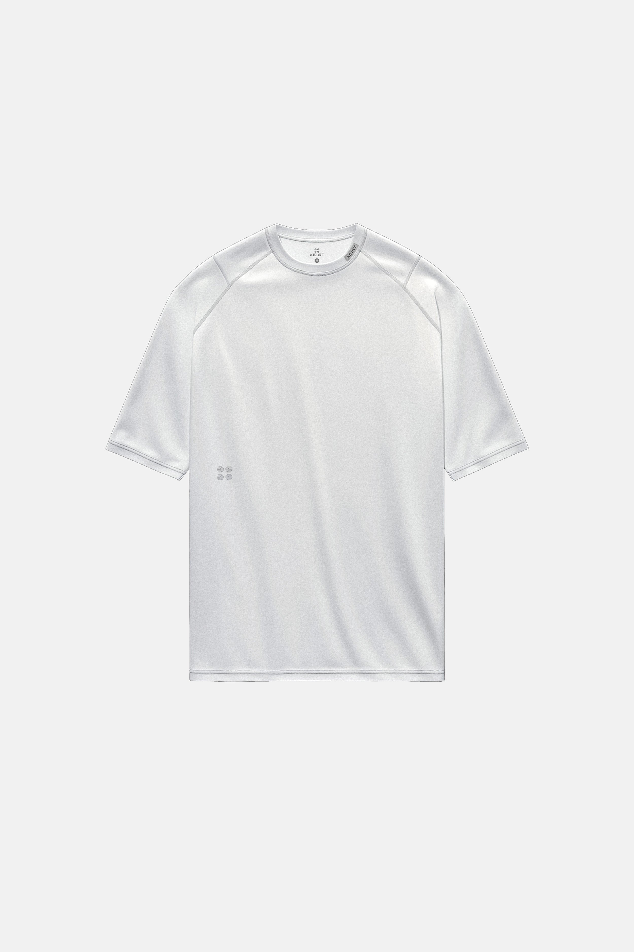 Mens Compression Short Sleeve - White