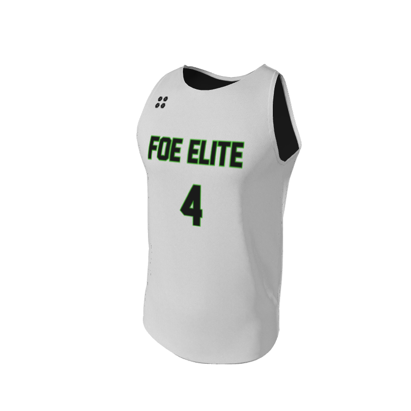 Basketball LiteOneX - White & Black Jersey LiteOneX Jersey. (x 8)