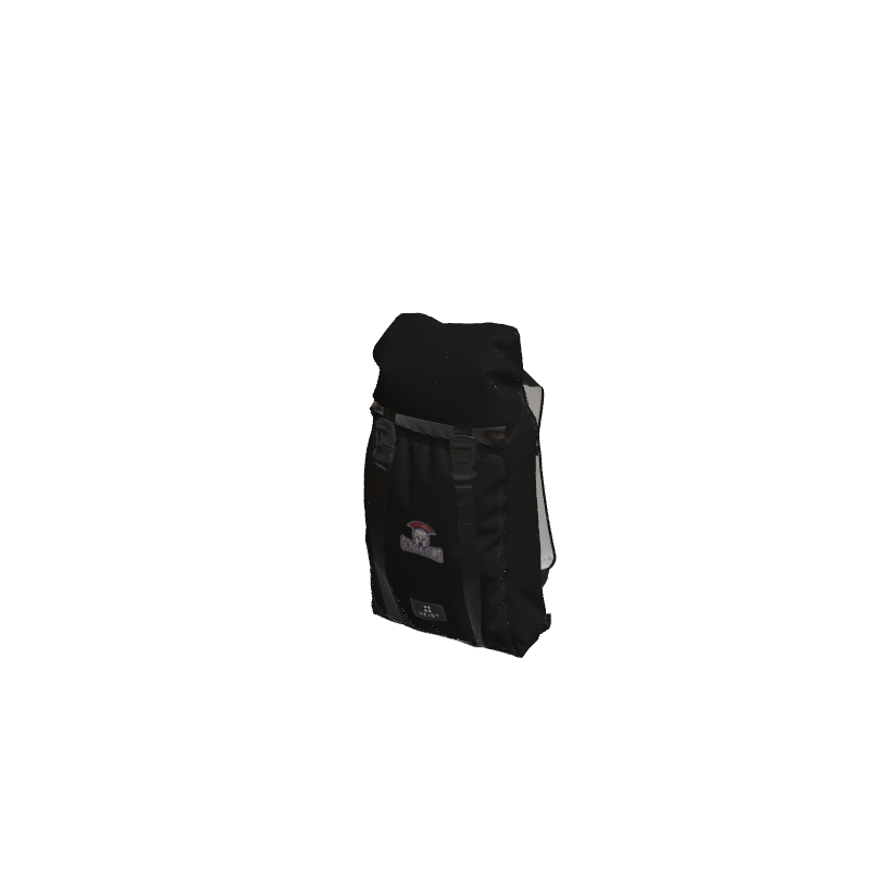 Basketball Dual Strap Black Dual Strap Backpack. (x 8)