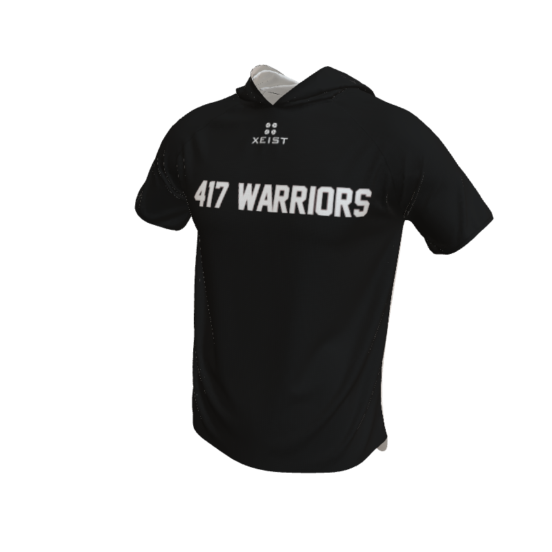 Basketball Stripe Short Sleeve Hooded Shooting Shirt. (x 7)