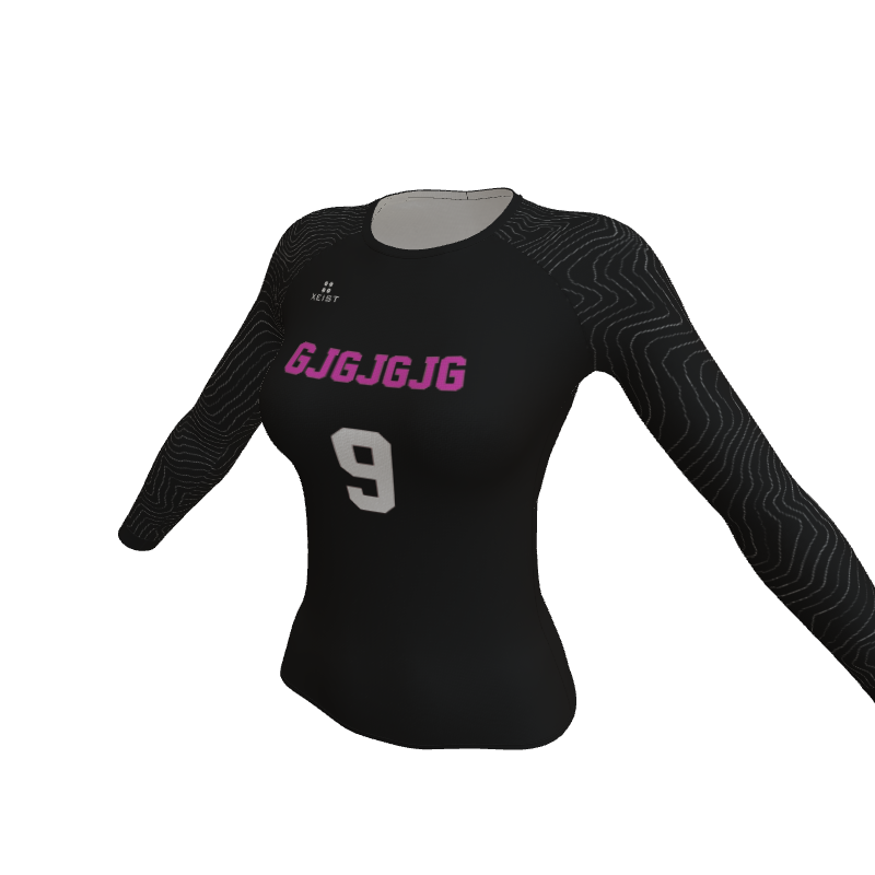 Volleyball Title Women's Long Sleeve Jerseys. (x 6)