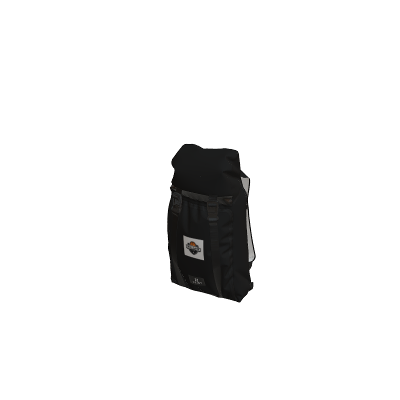Basketball Dual Strap Black Dual Strap Backpack. (x 12)
