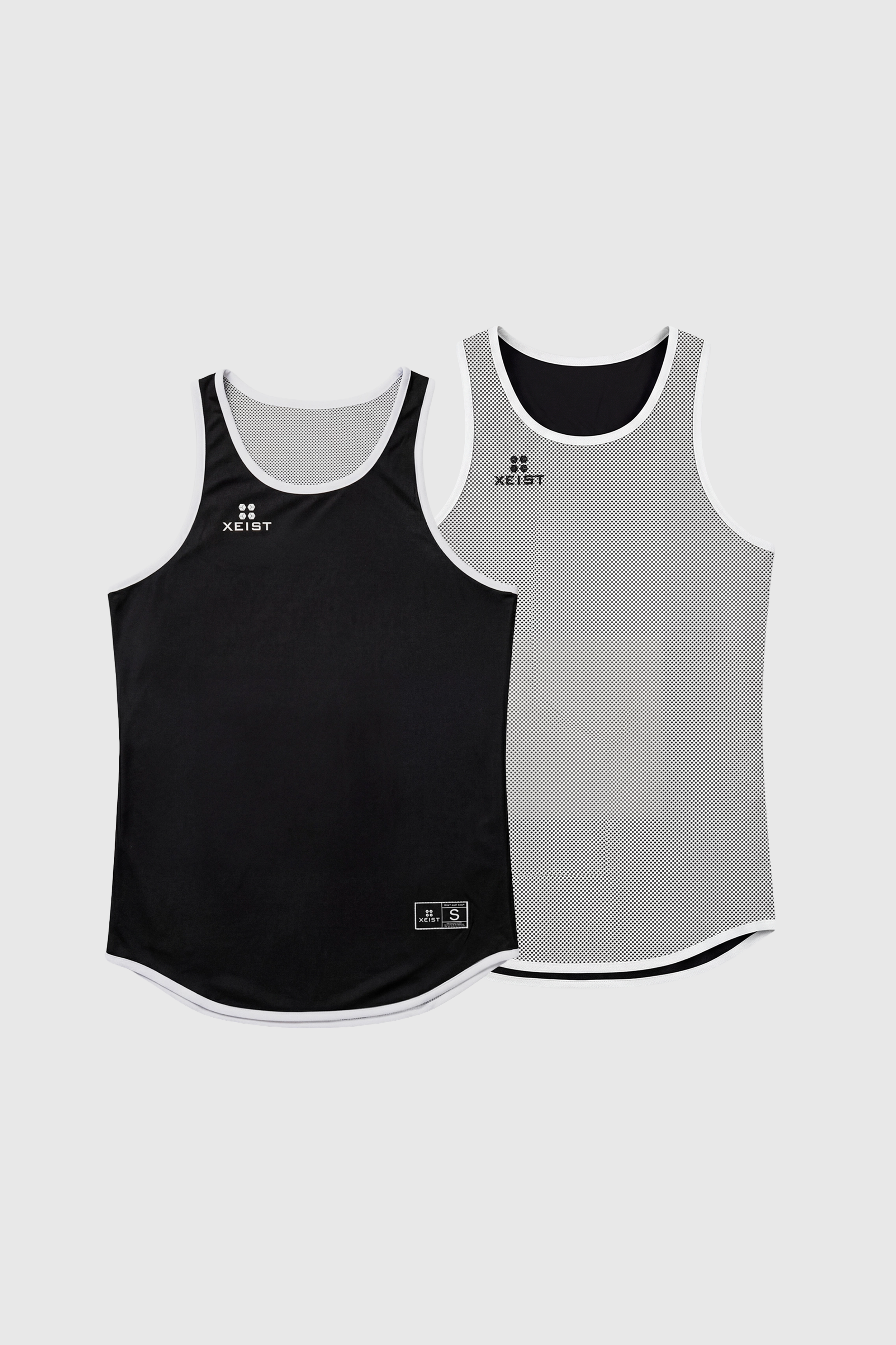 LiteOneX Reversible Jersey: White & Black