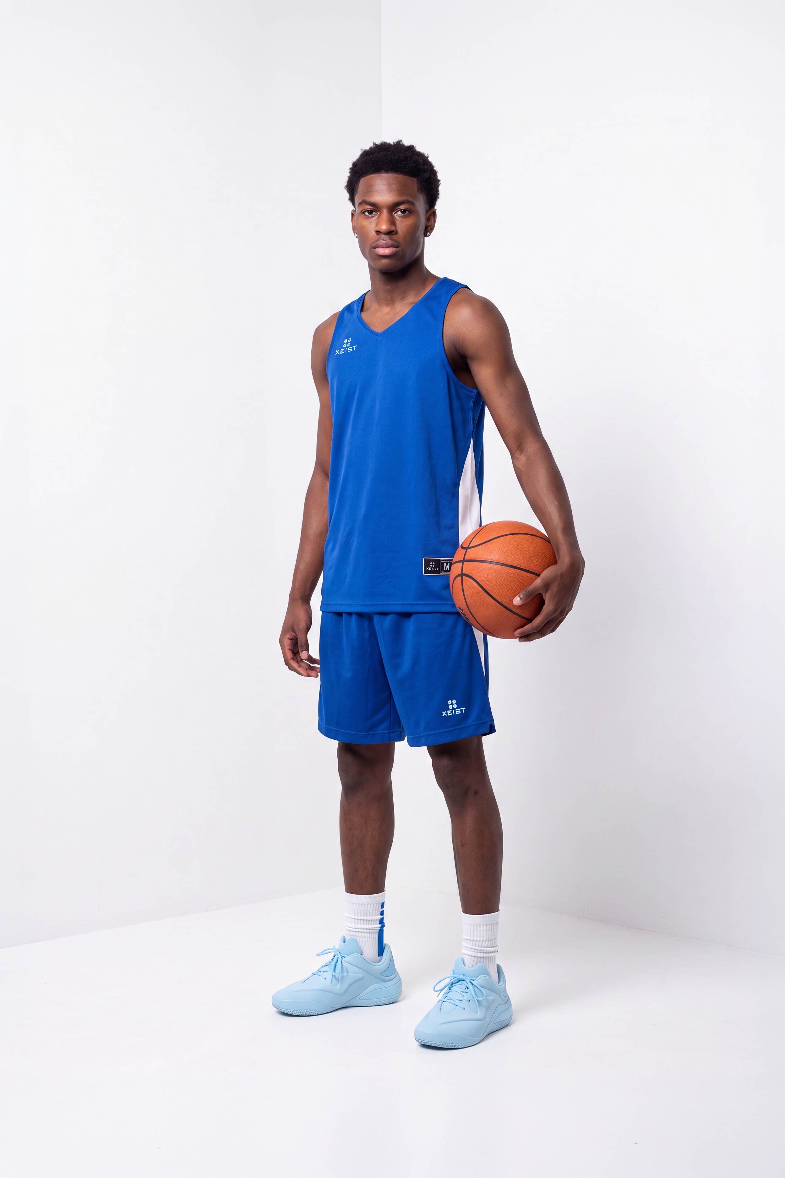 Spear jersey: Royal / White