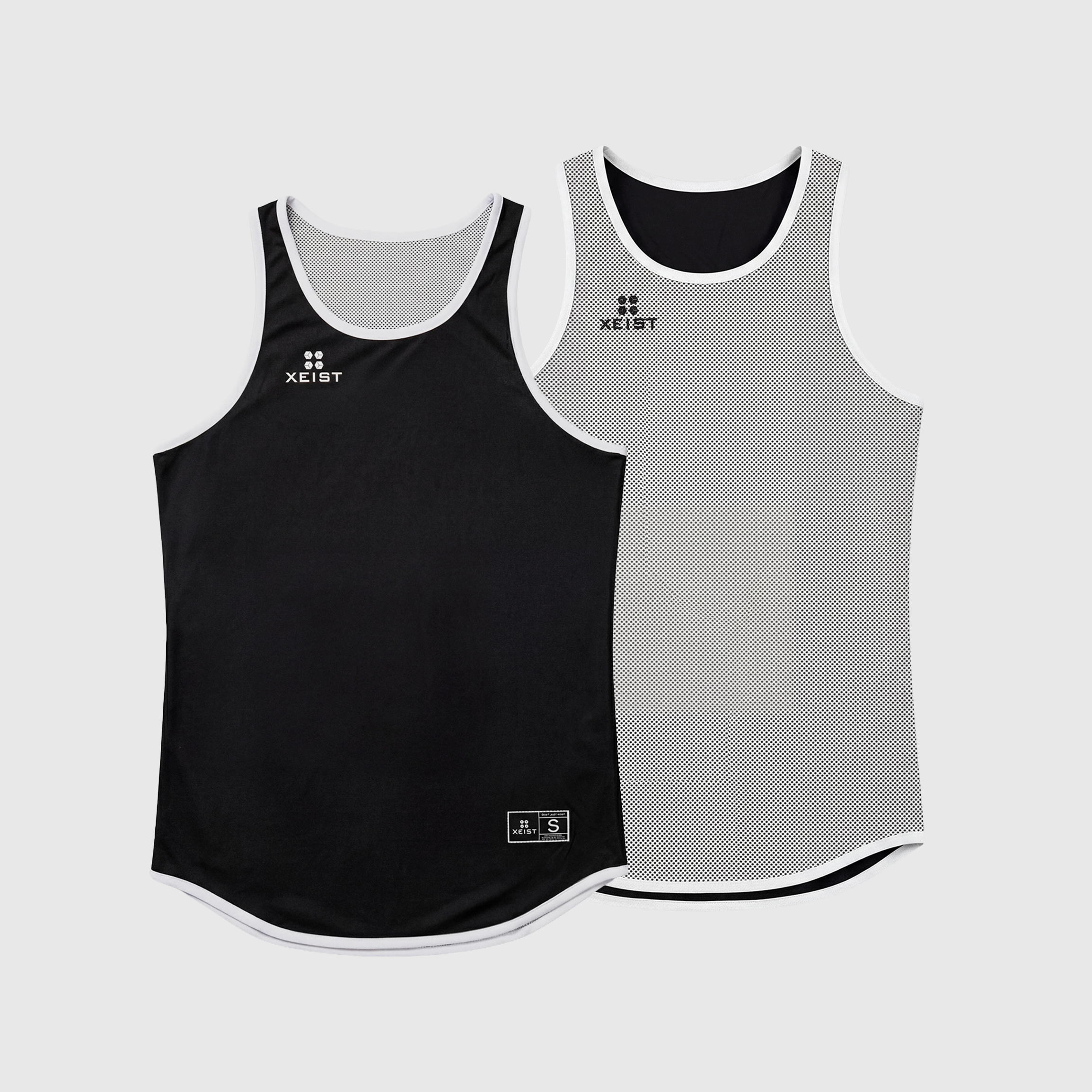 LiteOneX Reversible Jersey: White & Black