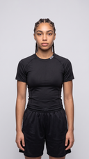 Womens Compression Short Sleeve - Black