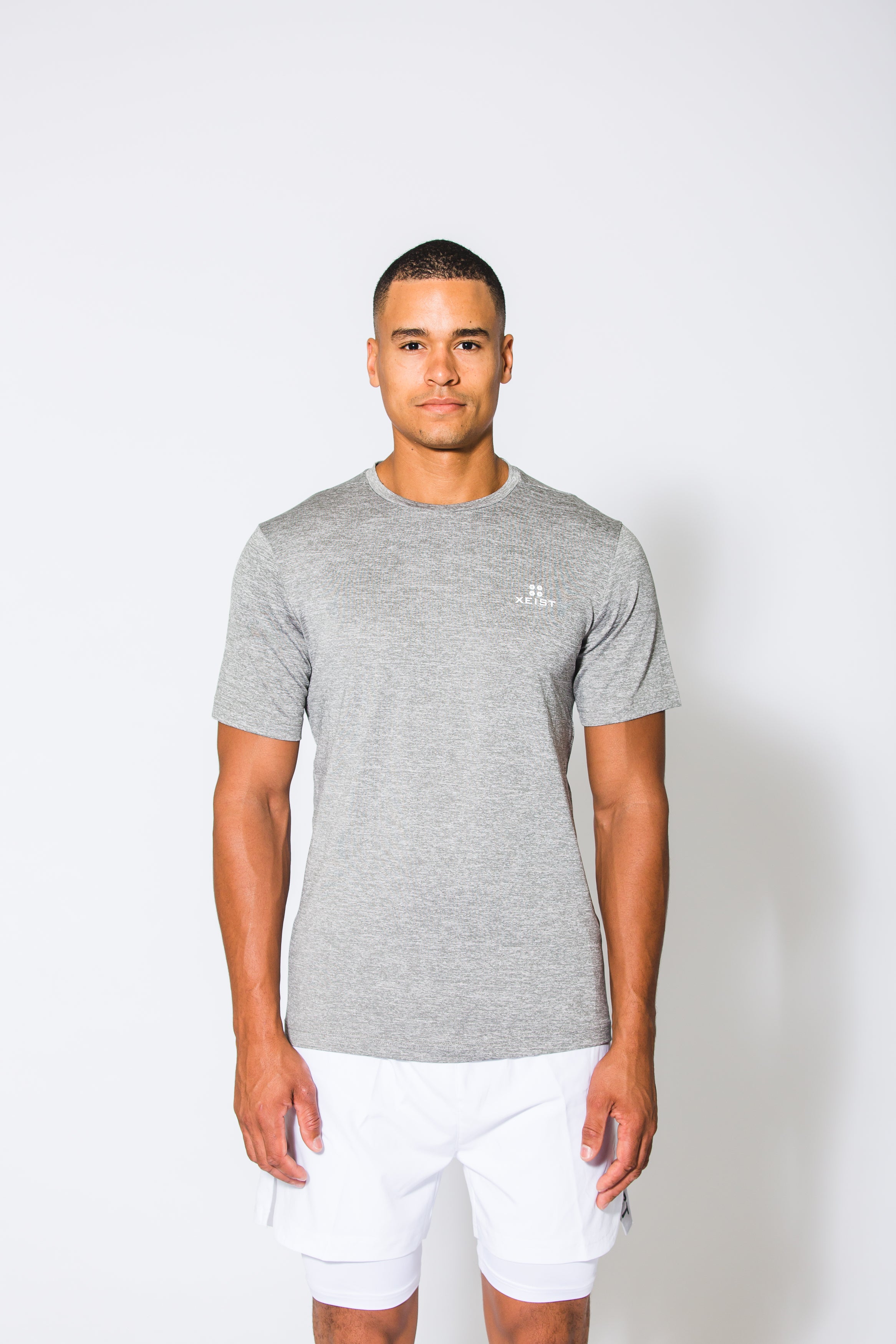 Grey XE-Compression Shooting/Performance Shirt - Xeist