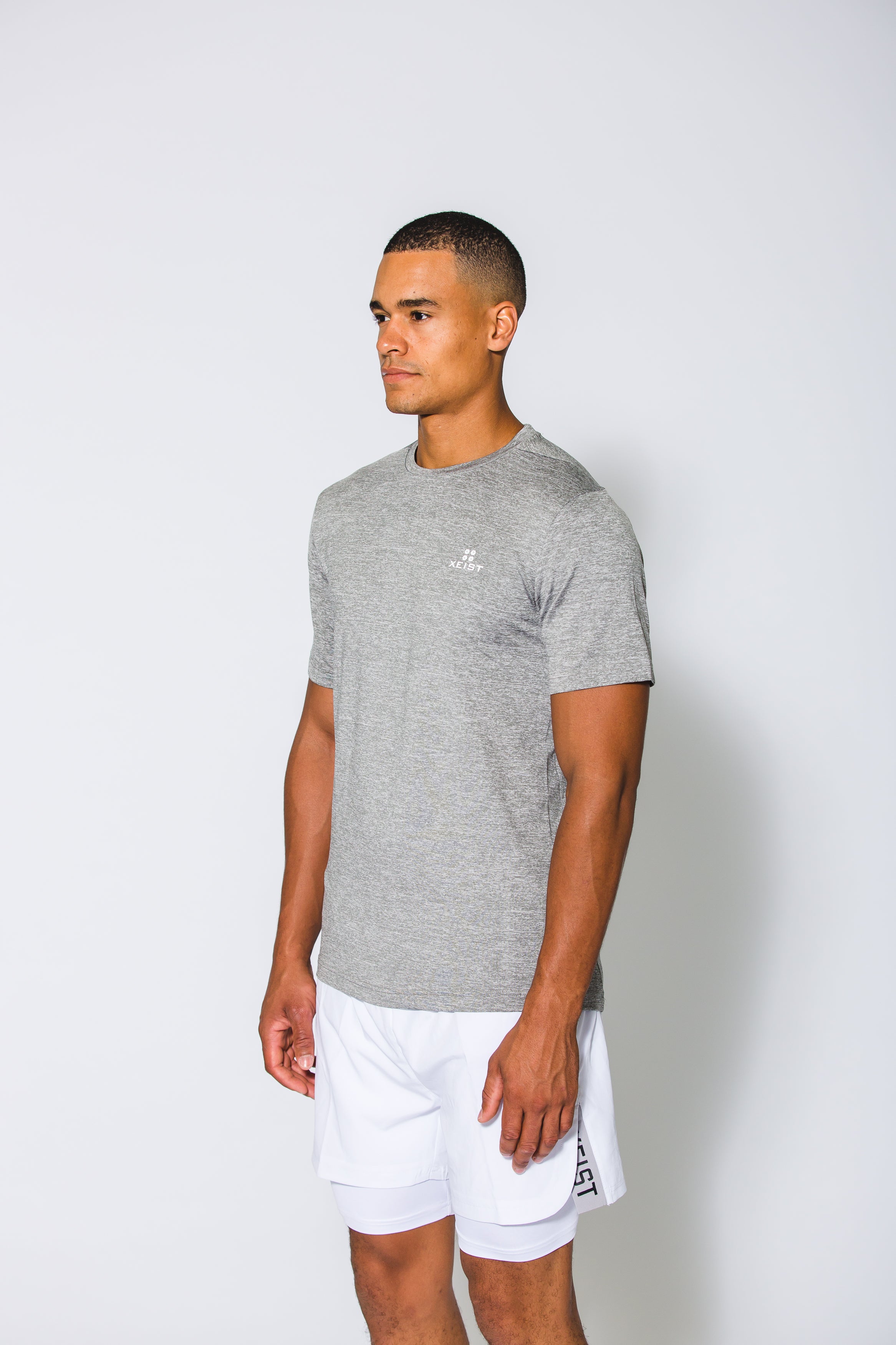 Grey XE-Compression Shooting/Performance Shirt - Xeist