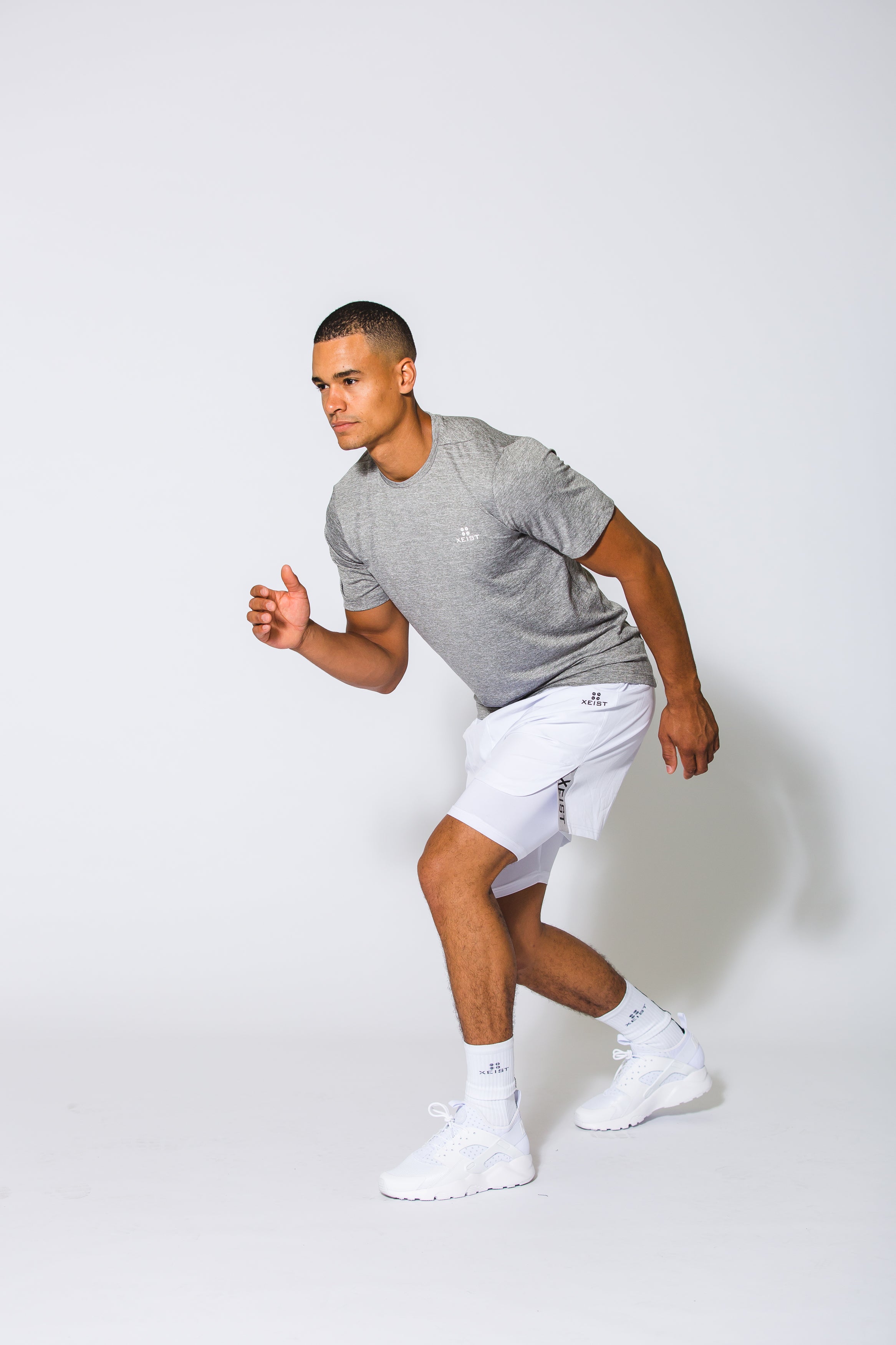 Grey XE-Compression Shooting/Performance Shirt - Xeist