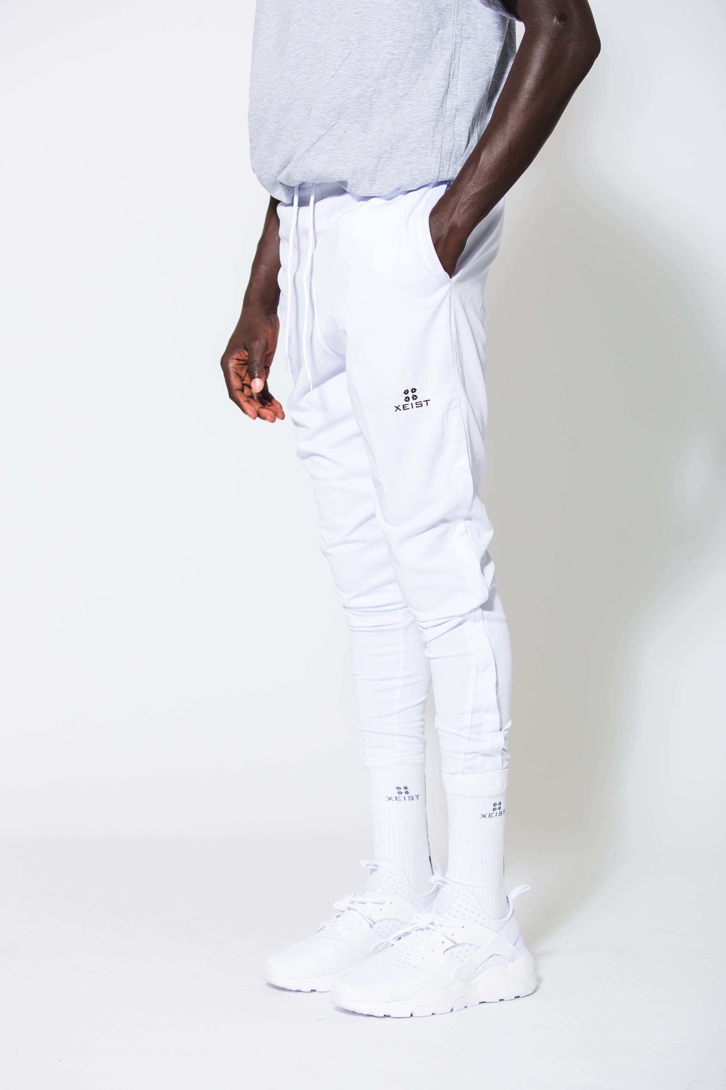 White 741z Joggers - Xeist