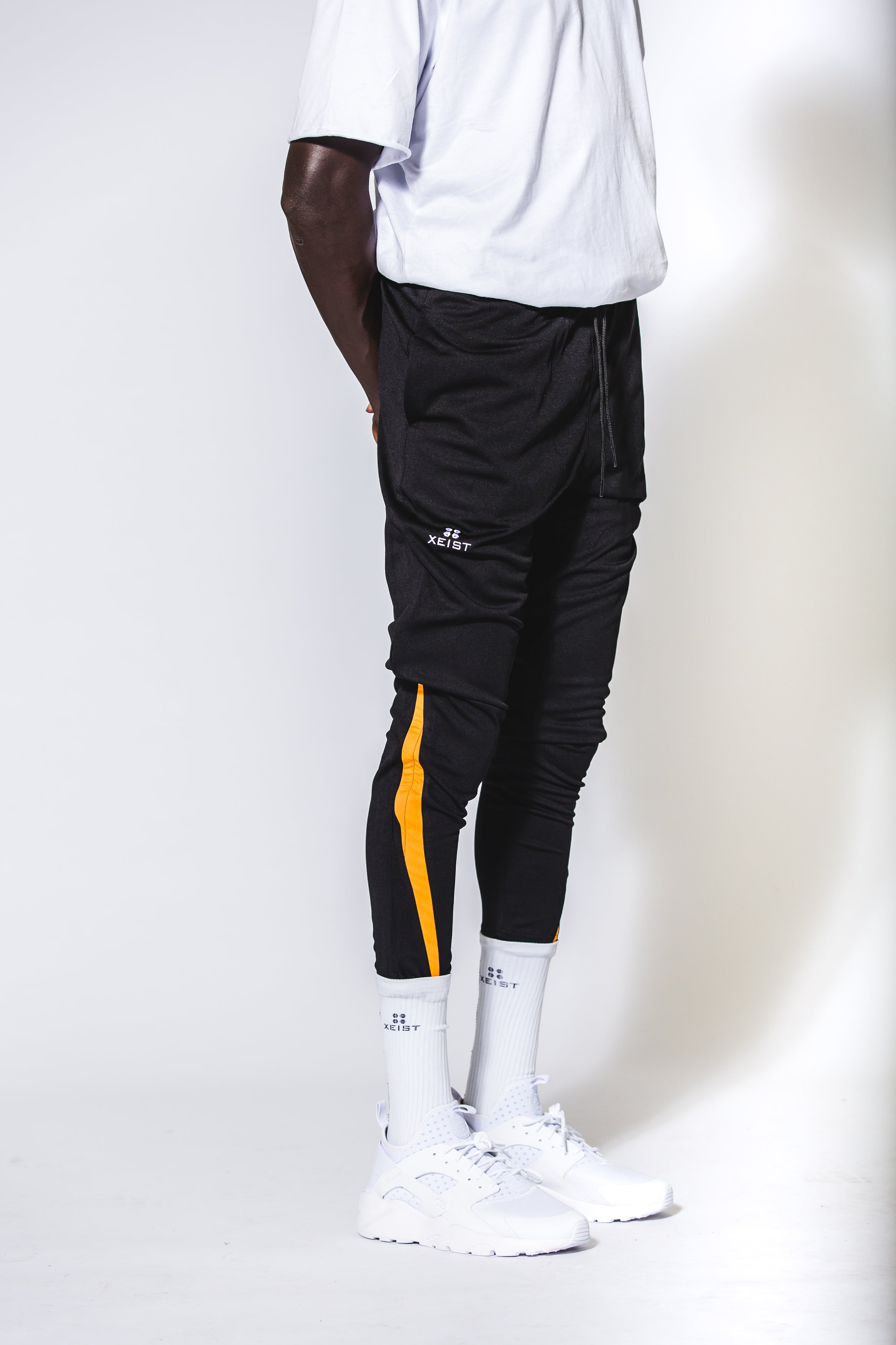 Black x Orange 741z Joggers - Xeist