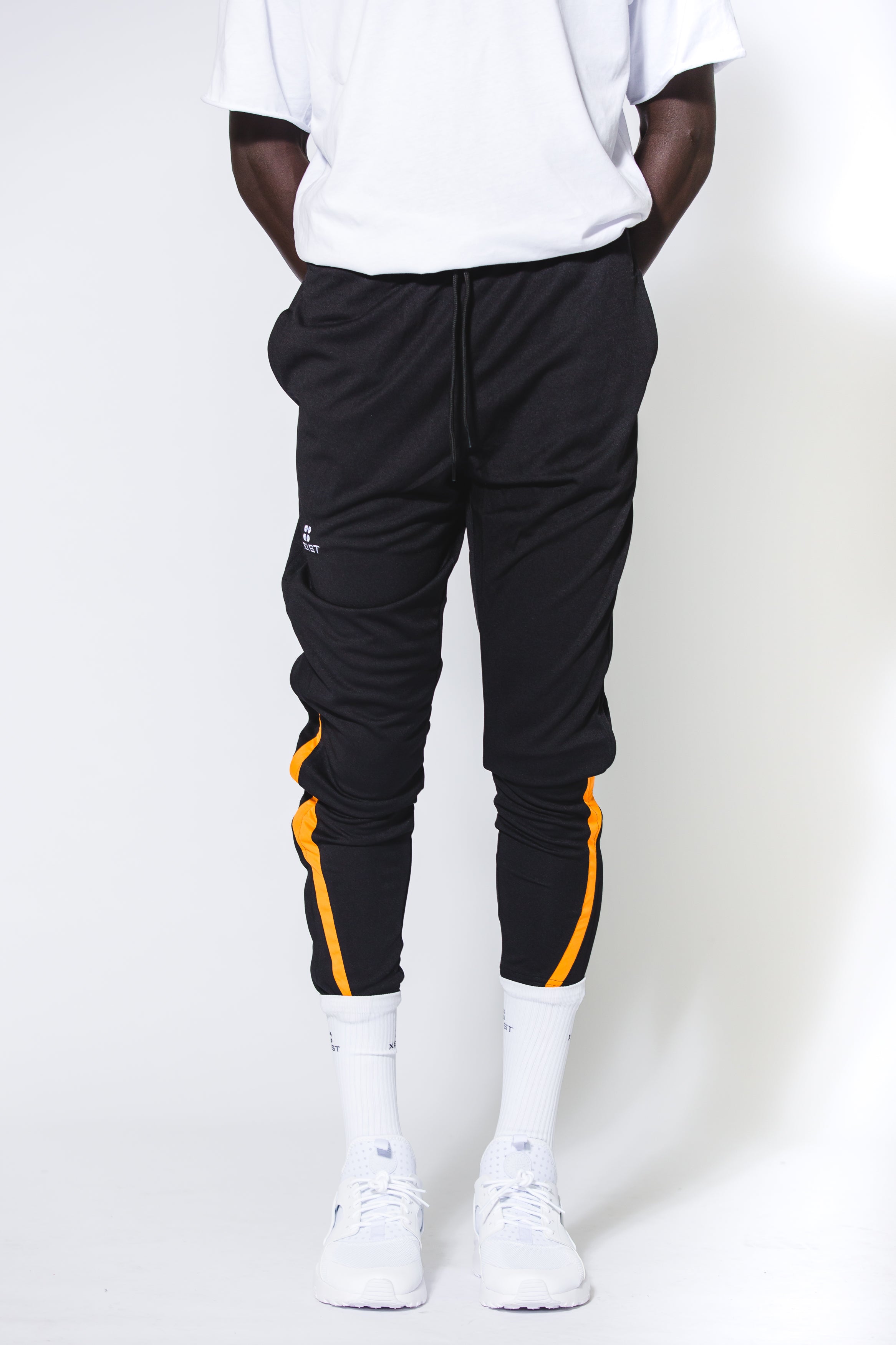 Black x Orange 741z Joggers - Xeist