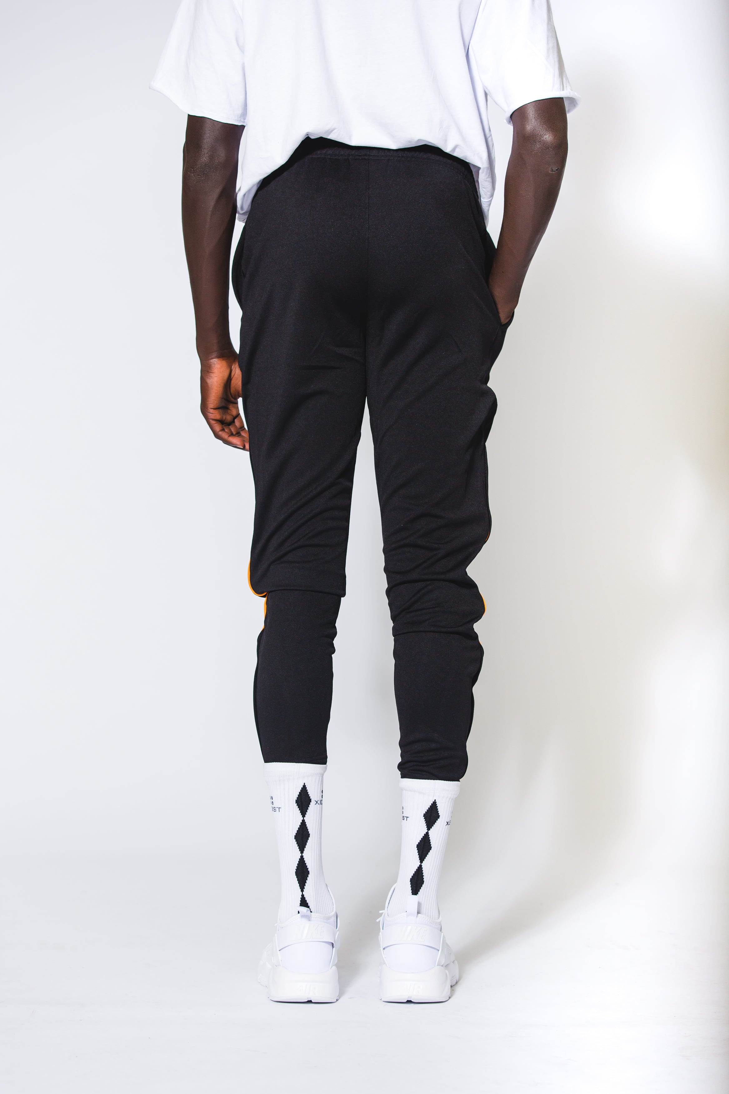 Black x Orange 741z Joggers - Xeist