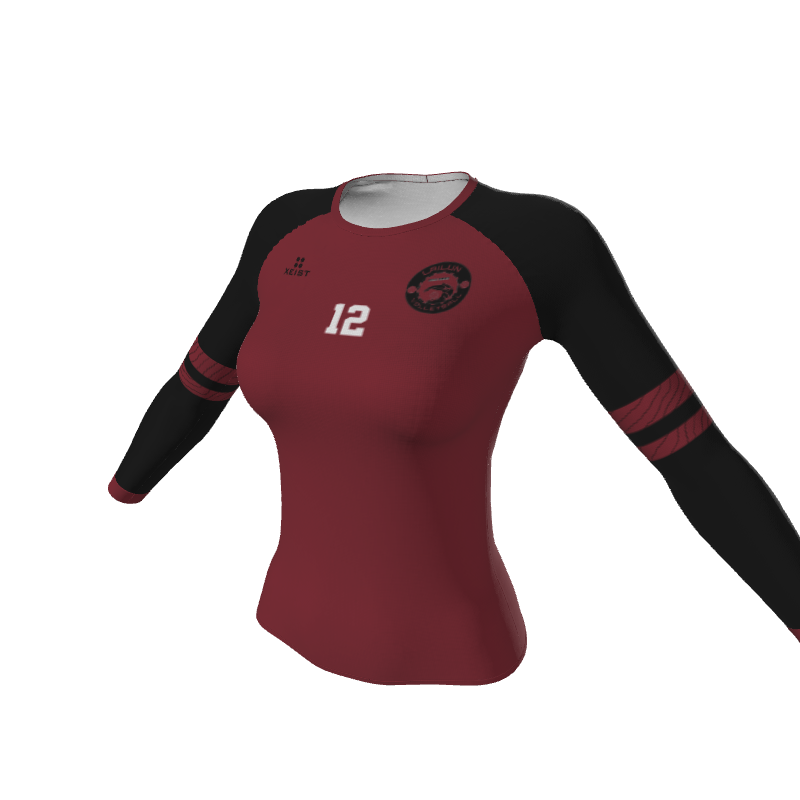 Volleyball Title Women's Long Sleeve Jerseys. (x 9)