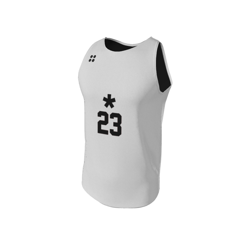 Basketball LiteOneX - White & Black Jersey LiteOneX Jersey. (x 8)