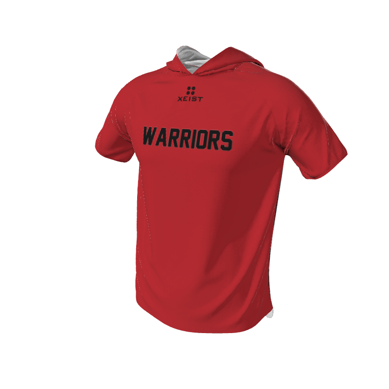 Basketball Stripe Short Sleeve Hooded Shooting Shirt. (x 15)