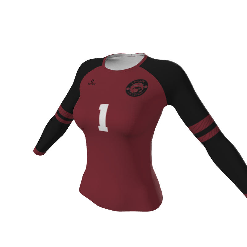 Volleyball Title Women's Long Sleeve Jerseys. (x 7)
