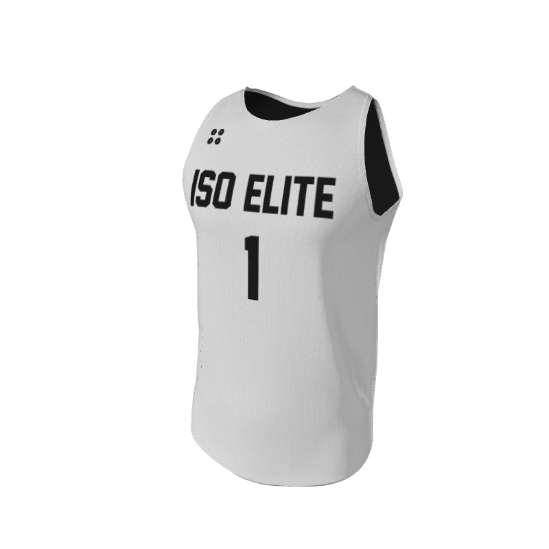 Basketball LiteOneX - White & Black Jersey LiteOneX Jersey. (x 10)