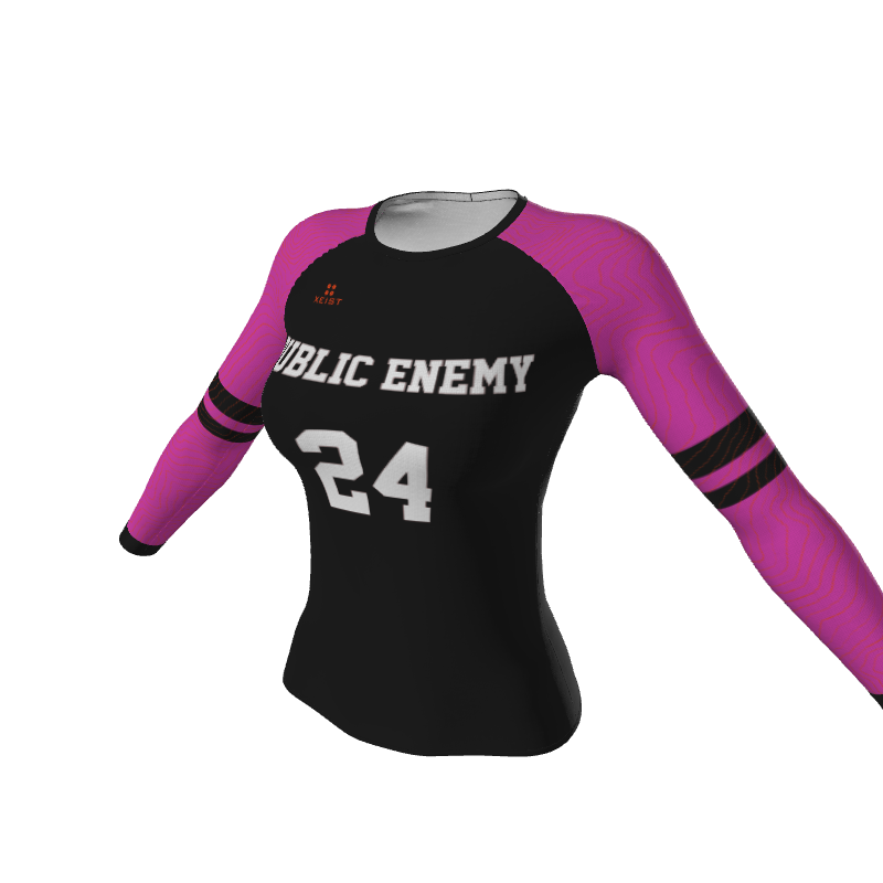 Volleyball Title Women's Long Sleeve Jerseys. (x 6)
