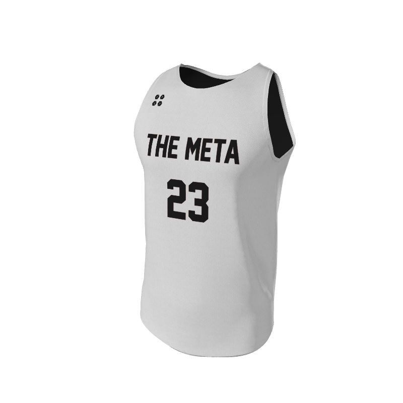 Basketball LiteOneX - White & Black Jersey LiteOneX Jersey. (x 6)