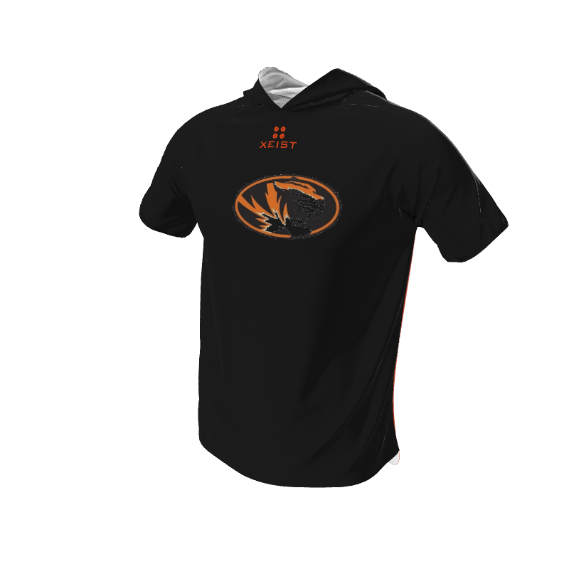 Basketball Stripe Short Sleeve Hooded Shooting Shirt. (x 16)