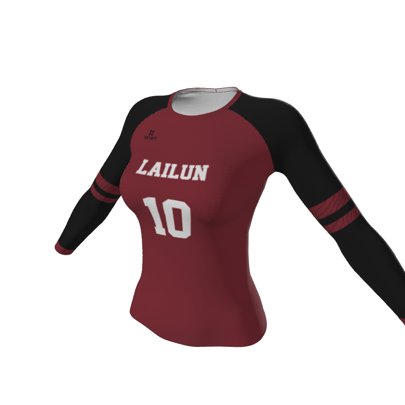 Volleyball Title Women's Long Sleeve Jerseys. (x 9)