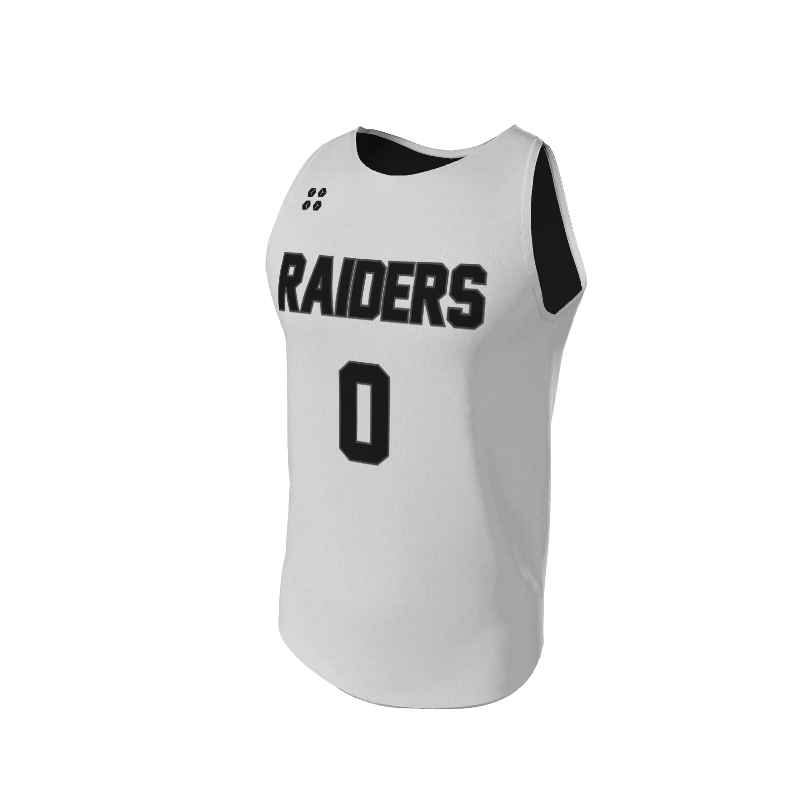 Basketball LiteOneX - White & Black Jersey LiteOneX Jersey. (x 10)