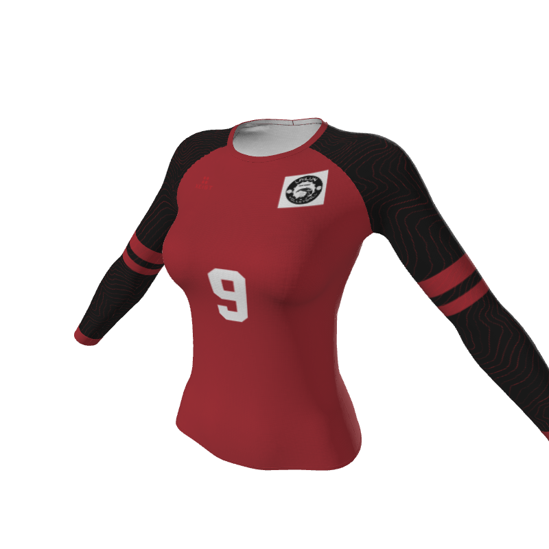 Volleyball Title Women's Long Sleeve Jerseys. (x 6)