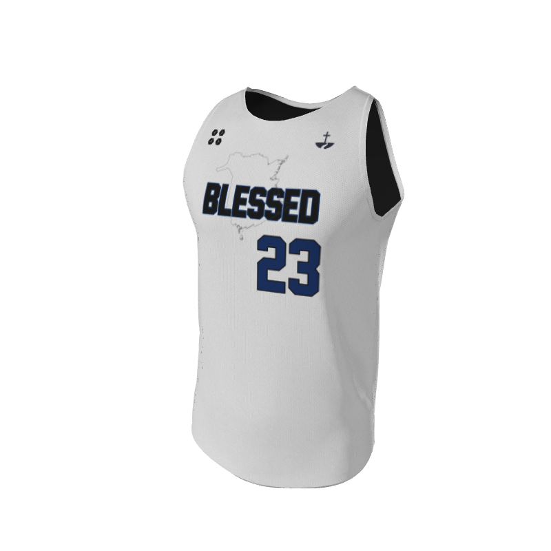 Basketball LiteOneX - White & Black Jersey LiteOneX Jersey. (x 40)