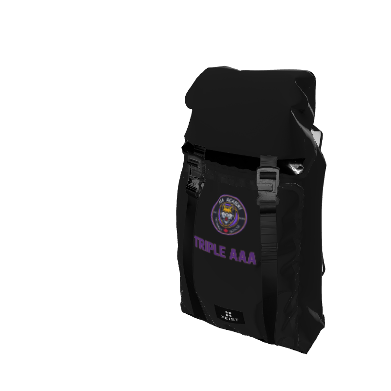 Basketball Dual Strap Black Dual Strap Backpack. (x 12)